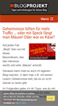 Mobile Screenshot of blogprojekt.de
